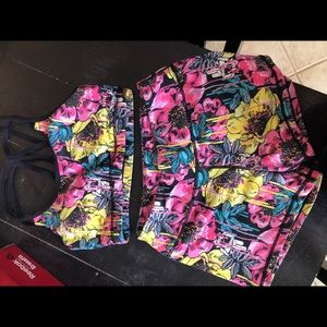 Matching Born Primitive Sports Bra and Shorts